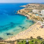 Malta mediterranean coastline golden bay beach 150x150
